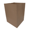 پاکت کرافت بیرون بر 25x25x36h (پاکت پیتزا تک نفره) عکس اول